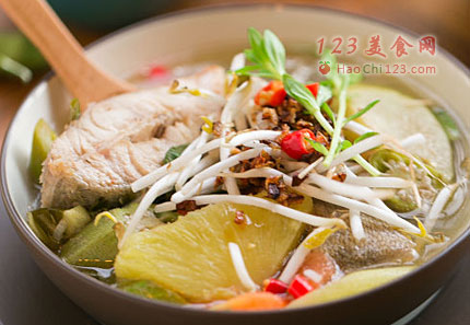 越南菜：越南酸汤鱼做法