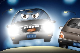 安全驾车小常识：教你正确使用远光灯！
