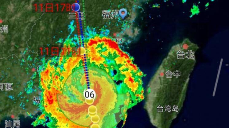 台风“米克拉”登陆给福建沿海带来强风 有60个乡镇遭遇阵风10级以上